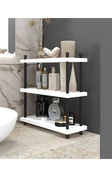 İnci Makyaj Ve Banyo Organizeri Düzenleyici, 40 Cm Beyaz İnci Makyaj Ve Banyo Organizeri Düzenleyici, 40 Cm Beyaz