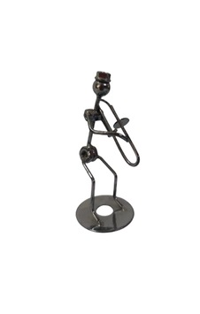 Metalik Biblo Küçük 12 Cm Müzisyen 2
