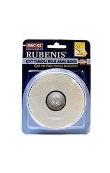 Ayrex Rubenis Çift Taraflı Bant Köpük Rulo 12x3,50 Mac-02 1 Ayrex Rubenis Çift Taraflı Bant Köpük Rulo 12x3,50 Mac-02 1
