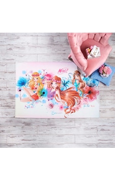 Winx 80 x 140 Watercolour V1 Lisanslı Pes Halı Taç Winx 80 x 140 Watercolour V1 Lisanslı Pes Halı Taç