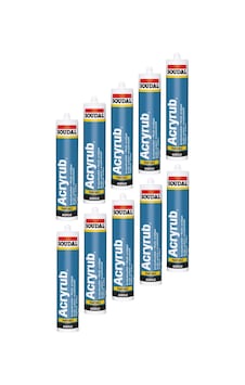 10 Adet Soudal Siyah Mastik Silikonize 500 Gr