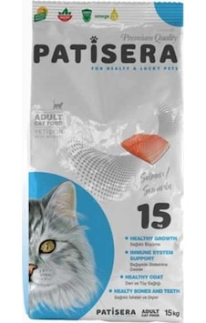 Patisera Somonlu Yetişkin Kedi Maması 15 KG Patisera Somonlu Yetişkin Kedi Maması 15 KG