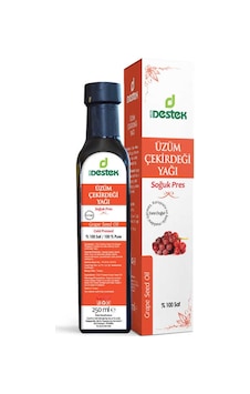 Destek Üzüm Çekirdeği Yağı Soğuk Pres Aromatik Yağ 250 ML Destek Üzüm Çekirdeği Yağı Soğuk Pres Aromatik Yağ 250 ML