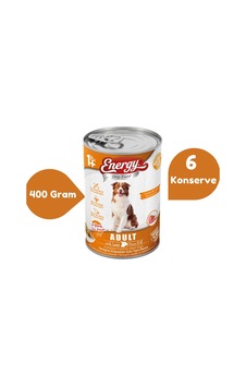 Energy Kuzu Etli Konserve Yetişkin Köpek Maması 6 x 400 G Energy Kuzu Etli Konserve Yetişkin Köpek Maması 6 x 400 G