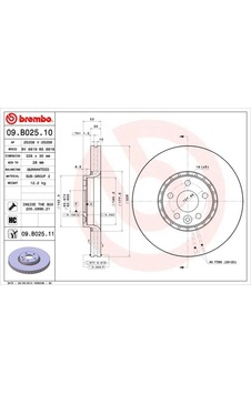 Brembo 09b02511 Fren Diski Ön Volvo Xc60 08 Ölçüler: 328x30x28 31471034-31277342-31410568-31381986 - Brembo 09b02511 Fren Diski Ön Volvo Xc60 08 Ölçüler: 328x30x28 31471034-31277342-31410568-31381986 -