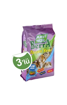 Mavi Yeşil Berra Tavşan Yemi 3 Lü
