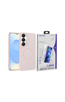 Vendas Samsung Galaxy S26 Plus Kılıf M-safe Şarj Özellikli Zore Babet Kapak + Bilvis Cam Ekran Koruyucu Pembe Vendas Samsung Galaxy S26 Plus Kılıf M-safe Şarj Özellikli Zore Babet Kapak + Bilvis Cam Ekran Koruyucu Pembe