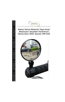 Delux Serisi Motorlu Taşıt Araç Aksesuarı Seyahat Yardımcısı Geniş Açılı Dikiz Aynası Mz-510 Delux Serisi Motorlu Taşıt Araç Aksesuarı Seyahat Yardımcısı Geniş Açılı Dikiz Aynası Mz-510