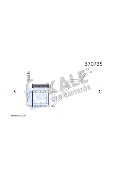 Kale Kalorıfer Radyatoru Borulu Ford Transıt Courıer 14- Klr-370735 Kale Kalorıfer Radyatoru Borulu Ford Transıt Courıer 14- Klr-370735