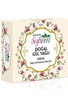 Aksu Vital Softem Doğal Gül Yağlı Sabun 130 G