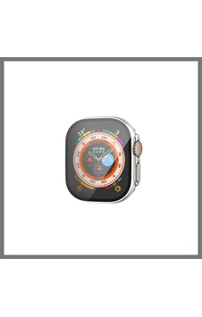 Mmb-trade Watch Ultra 49mm Legend Camlı Kasa Ekran Koruyucu - Gümüş Mmbz Mmb-trade Watch Ultra 49mm Legend Camlı Kasa Ekran Koruyucu - Gümüş Mmbz
