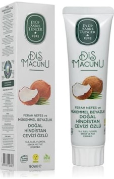 Eyüp Sabri Tuncer Hindistan Cevizi Özlü Diş Macunu 90 ML Eyüp Sabri Tuncer Hindistan Cevizi Özlü Diş Macunu 90 ML