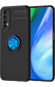 Gld-spt- Newface Realme 7 Kılıf Range Yüzüklü Silikon - Siyah-mavi Gld-spt- Newface Realme 7 Kılıf Range Yüzüklü Silikon - Siyah-mavi