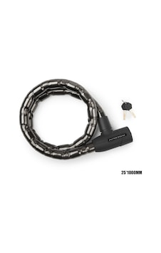 Bisiklet Ve Motosiklet Anahtarlı Halat Çelik Kilit Bilyalı Kilit 25 1000 Mm Motor Bisiklet Kilidi
