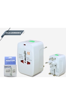 Hadron Hd4499 Universal Türk Ingiliz 220-110 Çevirici Adaptör Hadron Hd4499 Universal Türk Ingiliz 220-110 Çevirici Adaptör