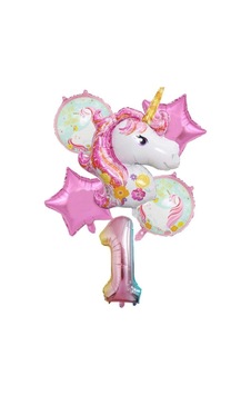 Unicorn 6lı Balon Set Gri Unicorn 6lı Balon Set Gri