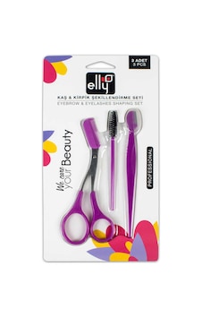 Elly 3'lü Yüz Bakım Seti Makas, Kaş Usturası Ve Maskara Fırçası Ellyfaceset05 Çok Renkli Elly 3'lü Yüz Bakım Seti Makas, Kaş Usturası Ve Maskara Fırçası Ellyfaceset05 Çok Renkli