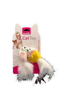 Vetinova Papyonlu Tüylü Peluş Fare Kedi Oyuncağı