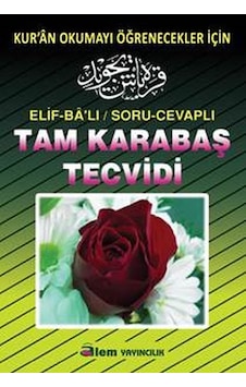 Soru-cevaplı Tam Karabaş Tecvidi Büyük Boy - Mydr-884298