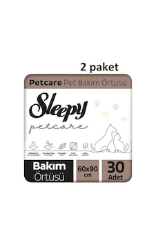 Sleepy Petcare Pet Bakım Örtüsü 60 x 90 CM 2 x 30 Adet Sleepy Petcare Pet Bakım Örtüsü 60 x 90 CM 2 x 30 Adet