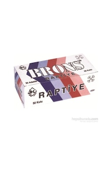 Brons Raptiye Metal 50 Lİ BR-151 Brons Raptiye Metal 50 Lİ BR-151