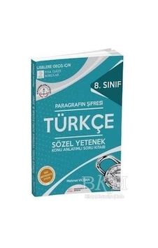 ParagrafIN ŞİFRESİ 8. Sınıf Türkçe Sözel Yetenek K.A S.B N11.9283