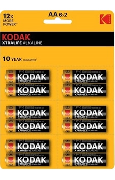 Kodak Xtralife AA 1.5 V Alkalin Kalem Pil 12'li Kodak Xtralife AA 1.5 V Alkalin Kalem Pil 12'li