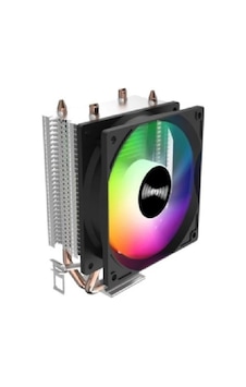 Excavator V90 9cm Rgb Kule Tipi Siyah Işlemci Soğutucu