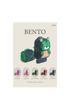 İlkokul Bento Çanta+beslenme+ Kalemlik 3 Lü Lüx Takım Set Laci-mavi