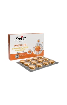 Swiss Bork Portakal Aromalı C Vitamini Pastil 16'lı Swiss Bork Portakal Aromalı C Vitamini Pastil 16'lı