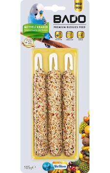 Bado Muhabbet Kuş Krakeri Meyveli 105gr Bado Muhabbet Kuş Krakeri Meyveli 105gr