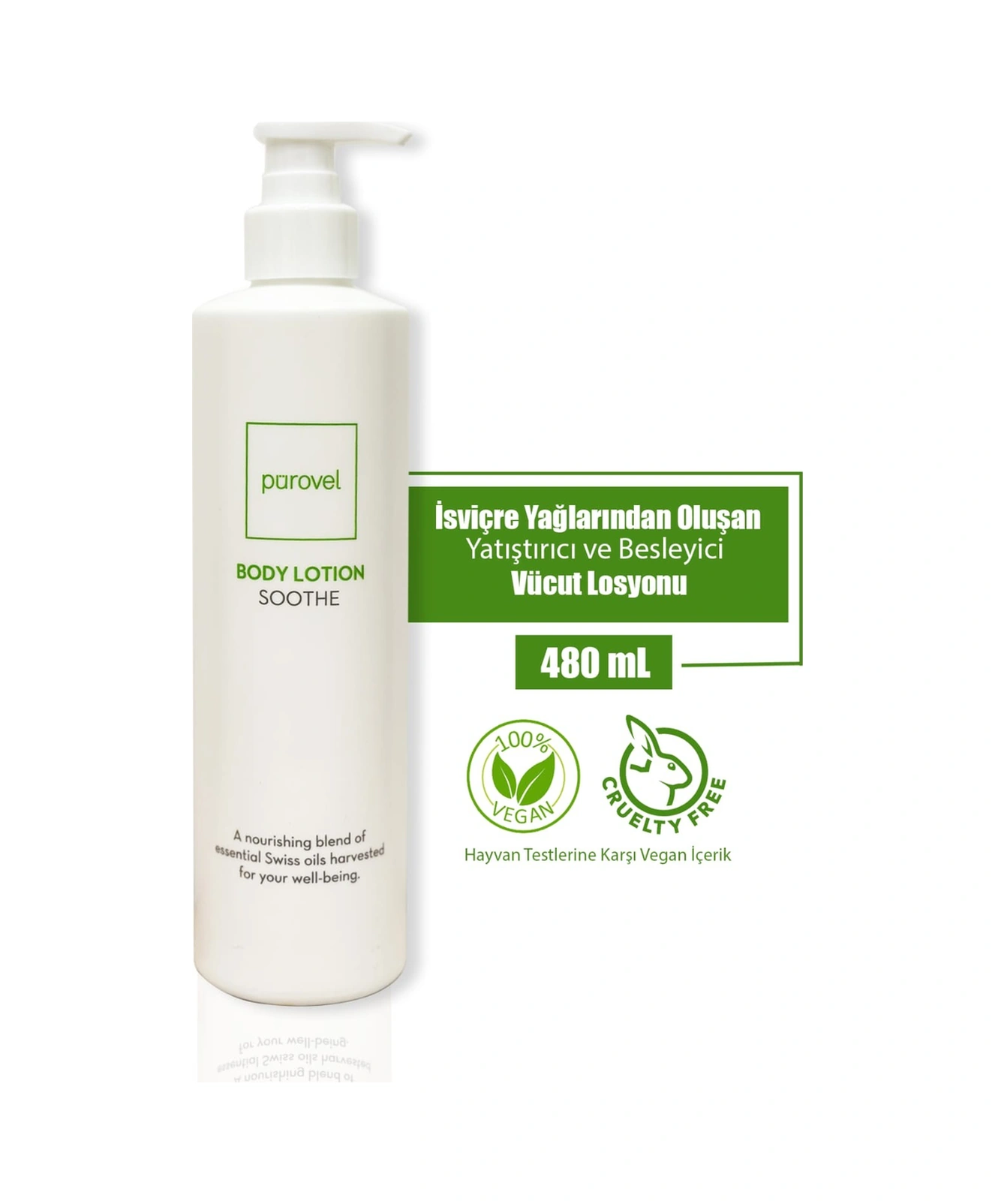Pürovel Soothe Body Lotion 480 Ml - Yatıştırıcı Ve Besleyici Vücut Losyonu Pürovel Soothe Body Lotion 480 Ml - Yatıştırıcı Ve Besleyici Vücut Losyonu