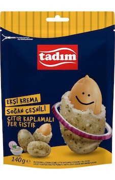 Tadım Yer Fıstığı Çıtır Kaplamalı Ekşi Krema&soğan 140 Gr Tadım Yer Fıstığı Çıtır Kaplamalı Ekşi Krema&soğan 140 Gr