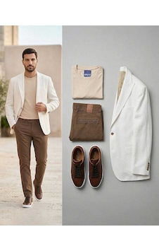 Bys Beystil Erkek A.kahve Slim Fit Keten Pantolon A.Kahverengi Bys Beystil Erkek A.kahve Slim Fit Keten Pantolon A.Kahverengi