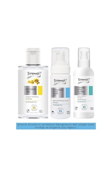 Sirenol Yoğun Dengeleyici Bakım Kremi 60 ML + Çay Ağacı Temizleme Köpüğü 150 ML + Gözenek Temizleyici Tonik 300 ML Sirenol Yoğun Dengeleyici Bakım Kremi 60 ML + Çay Ağacı Temizleme Köpüğü 150 ML + Gözenek Temizleyici Tonik 300 ML