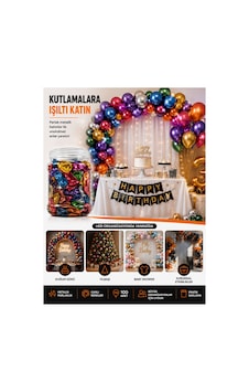 Metalik Balon 100'lü Kavanoz Paket Parlak Renkli Parti Süs Balonu Doğum Günü, Yılbaşı, Baby Shower Ve Organizasyon Balonu Çok Renkli Metalik Balon 100'lü Kavanoz Paket Parlak Renkli Parti Süs Balonu Doğum Günü, Yılbaşı, Baby Shower Ve Organizasyon Balonu Çok Renkli