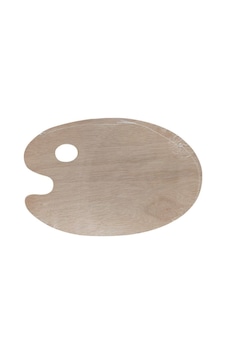 Oval Ahşap Palet 20x30cm Oval Ahşap Palet 20x30cm