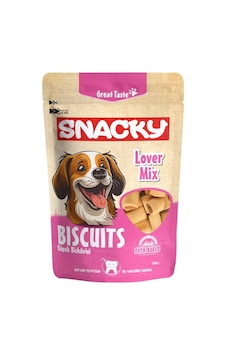 Snacky Lover Mix Köpek Ödül Bisküvisi 200 G Snacky Lover Mix Köpek Ödül Bisküvisi 200 G