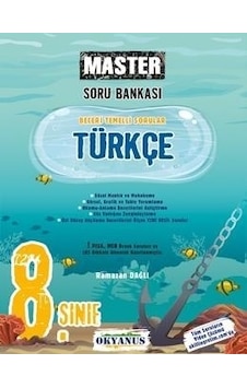 Okyanus Yayın 8.Sınıf Master Türkçe Soru Bankası