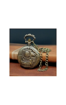 4 Adet Antika Tren Tasarımlı Köstekli Cep Saati Eskitme Metal Köstekli Saat, Vintage Pocket Watch, Nostaljik Tasarım Haki 4 Adet Antika Tren Tasarımlı Köstekli Cep Saati Eskitme Metal Köstekli Saat, Vintage Pocket Watch, Nostaljik Tasarım Haki