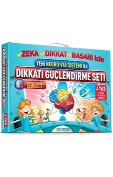 Dikkati Güçlendirme Seti 4 Yaş; Yeni Neuro Via Sistemi İle Dikkati Güçlendirme Seti 4 Yaş; Yeni Neuro Via Sistemi İle