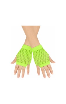 Magicool 80 Ler 90 Lar Retro Neon Yeşil File Parmaksız Kısa Eldiven 11 Cm Magicool 80 Ler 90 Lar Retro Neon Yeşil File Parmaksız Kısa Eldiven 11 Cm