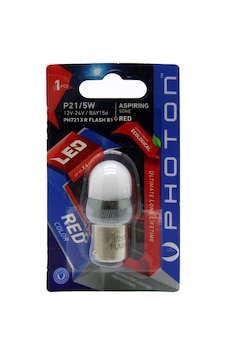 P21/5w Kırmızı Flash Stop Ampülü Tekli Blıster P21/5w Kırmızı Flash Stop Ampülü Tekli Blıster