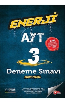 Palme Yayınları 2023 Yks Ayt Sayısal Enerji 3 Video Çözümlü Deneme Sınavı P-206202 Palme Yayınları 2023 Yks Ayt Sayısal Enerji 3 Video Çözümlü Deneme Sınavı P-206202