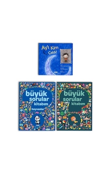 Büyük Sorular Kitabım, Büyük Sorular Kitabım Hayvanlar Ve Ay'ı Kim Çaldı Seti 3 Kitap Büyük Sorular Kitabım, Büyük Sorular Kitabım Hayvanlar Ve Ay'ı Kim Çaldı Seti 3 Kitap