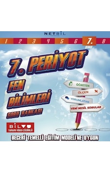 Netbil Yayınları 7. Sınıf Periyot Fen Bilimleri Soru Bankası Netbil Yayınları 7. Sınıf Periyot Fen Bilimleri Soru Bankası
