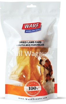 Warf Kurutulmuş Kuzu Kulağı Köpek Ödülü 120 G 2 x 8'li Warf Kurutulmuş Kuzu Kulağı Köpek Ödülü 120 G 2 x 8'li