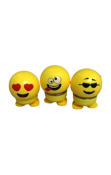 Emoji Kafalar Zıp Zıp 3'Lü Set Emoji Kafalar Zıp Zıp 3'Lü Set