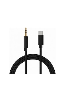 Schitec Type-c To 3.5mm Aux Ses Kablosu 1m Siyah Hg/axc-11 Schitec Type-c To 3.5mm Aux Ses Kablosu 1m Siyah Hg/axc-11