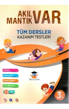 3. Sınıf Tüm Dersler Akıl Var Mantık Var Kazanım Testleri -  Zeka Küpü Yayınları